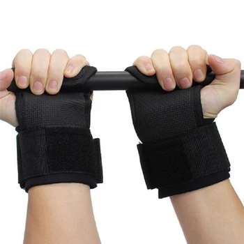 1 Чифт дръжки за вдигане на тежести, набирания, тайна на китките с неопреновой подплата, поддръжка на ръце, Защита на ръцете ръкавици за тренировки във фитнеса, ръкохватката Guantes