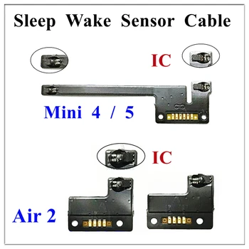 10 бр./лот Подмяна на flex кабел магнитен сензор за управление на режим на заспиване и събуждане по телефона за iPad Air 2 Mini 4, 5 Резервни части