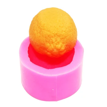 Лимонена силиконова форма за сапун Плодови силиконови 3D-форми от ръчно изработени форми за diy S636