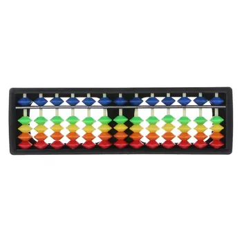 13-столбчатые Преносими пластмасови abacus Soroban, цветен Брои инструмент