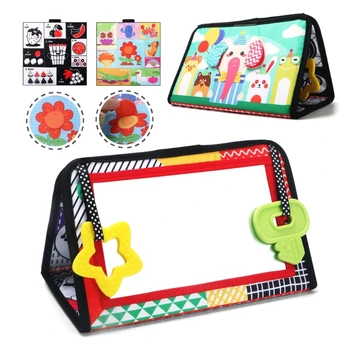 Играчката-огледало за детски корема, допир играчка за момче и момиче 0-6 месеца