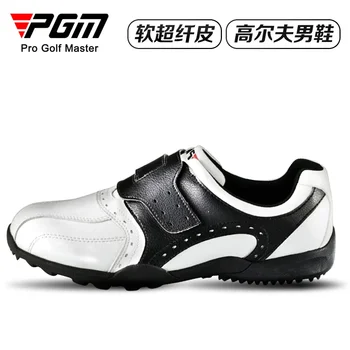 Мъжки обувки за голф PGM, дишащи маратонки с мека подплата, Нескользящая спортни обувки без бодли, мъжки симулатор за разходка на открито, нов