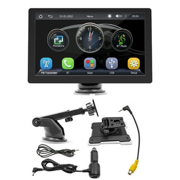 9-инчов кола преносимо радио Bluetooth MP5 Мултимедийна навигация Стерео Безжичен Carplay Android Auto