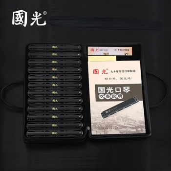 Набор от полифонической на лабиален хармоници Guoguang с 24 дупки в 7 стандарти на здравеопазването и 12 мажорах, в комплект с инструменти за професионално ниво на изпълнение