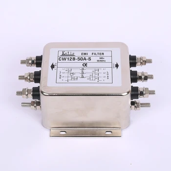 Трифазни Три/четырехпроводной променливотоково напрежение 380 v, Филтър за електромагнитни смущения, Сервоинвертор със защита от смущения CW12B-60A-S