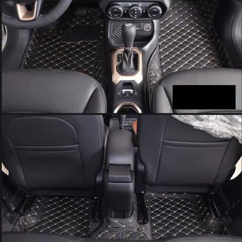 стелки за купето на автомобила от влакнеста кожа за jeep Renegade 2014 2015 2016 2017 2018 2019 2020 аксесоари, резервни части