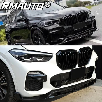 X5 G05 Carbon Fiber Lip Авто Спойлер Предна Броня За Устни, Сплитер, Защита Броня, Комплект За Стайлинг на Каросерията На BMW X5 G05 2019-2022