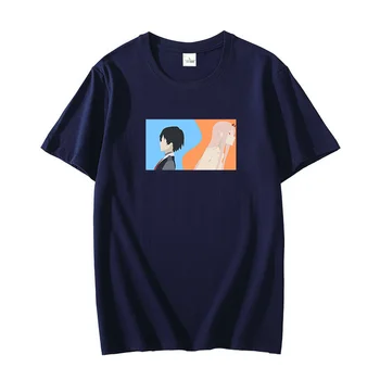 Тениска с изображение на Хиро И Нула, Негабаритная мъжка тениска с къс ръкав, Лятна памучен тениска Harajuku, Тениски, Потници, мъжки дрехи