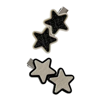 Шнола за коса във формата на звезда Акрилни Щипки за коса под Формата На Звезда За Стайлинг на Коса за Деца и Жени
