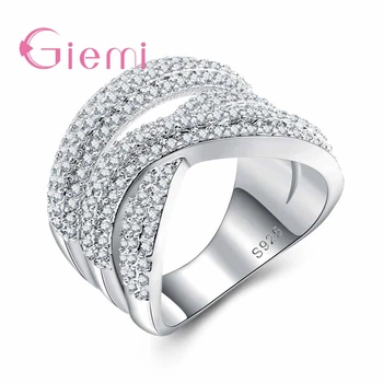 Марка Simple Style Женски Нови модни бижута Реколта за годежни пръстени Подаръци Висококачествено сребро 925 проба Bague