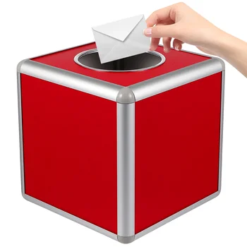 Кутия за равенство, Лотерейная кутия, Многофункционална кутия за съхранение на билети квадратна форма, кутия за томбола бонуси под формата на карти за годишните бизнес срещи