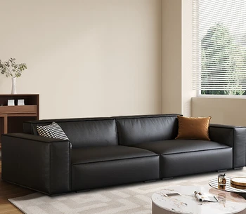 Минималистични диван от тофу за всекидневна, модерна минималистичная плат за котешки драскотини, права редица, за трима души