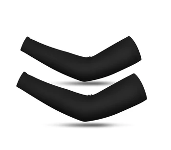 1 Чифт ръкави Cool Cover Защита от слънцето, охлаждащ ръкав за голф, компрессионный-черен цвят
