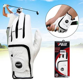 1 бр. мъжки ръкавици за голф в лявата/дясната си ръка, меки, абсорбиращи потта ръкавици за голф, дишащи ръкавици без пръсти