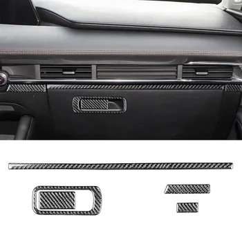 за Mazda 3 Angkesaila 2020 Кутия за съхранение, декоративна тампон, стикер, аксесоари за интериора на колата, карбон