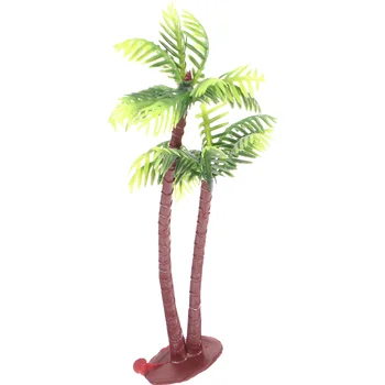 Дърво Палми Мини Декор Пейзаж Изкуствена Модел е Миниатюрен Аквариум Бонсай Рибни Декор на Аквариум Растение за украса на тортата
