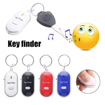 Умен мигащ Ключодържател за проследяване на домашни любимци, Ключодържател за търсене на ключове, Локатор, Тракер, LED Свирка, търсене на ключове, Keyfinder, Управление на звука, аларма