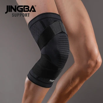 Поддръжка на JINGBA, 1 бр. найлонова превръзка, компрессионный наколенник, ръкав баскетболна на протектора, спортни коленете, поддръжка, директна доставка