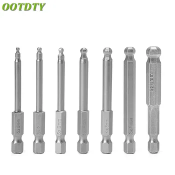 OOTDTY 7 бр 65 мм Магнитна Химикалка Шестостенни Отвертка с Шестоъгълни глави, Пробивни Инструменти, 2,5 
