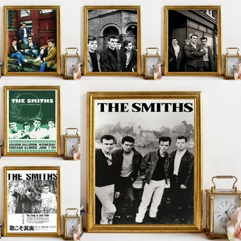 Rock The Smiths Band Украса на хола Начало декор Художествени плакати за декорация на стените Живопис върху платно Декоративни картини