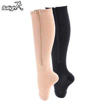 Чорапи Balight за жени, сжигающие мазнини, с цип, функционални компресия, дебнещ чорапи за краката 