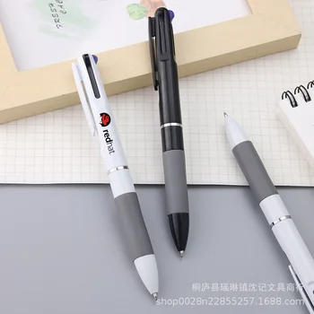 100ШТ Трикольор химикалка писалка за рисуване, богат на функции подарък дръжка за студентски рисуване