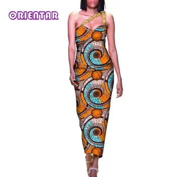 Дамско модно рокля Анкара с африкански рокли за жени, вечерна рокля Басейн Riche, M-6XL, по поръчка, WY2192