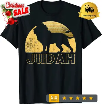 НОВА лимитированная тениска премиум-клас Lion of Judah Design, иврит, израелски дизайн, S-5XL
