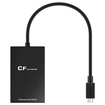 Четец на карти Cfexpress Type B USB3.1 Gen 2, четец на карти Type C адаптер за карта с памет Cfexpress