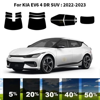 Предварително Обработена нанокерамика car UV Window Tint Kit Автомобили Прозорец Филм За KIA EV6 4 DR SUV 2022-2023