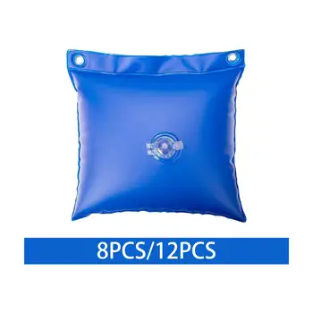 PVC покритие За Басейна Подвесная Чанта Морозостойкая 30x25 см за Надземен Зимния Покриване на Басейна Запазва Покриване на Басейна Плоска Универсална