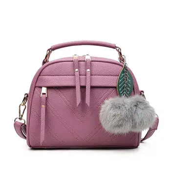 Чанта през рамо с лъжичка за косата, дамски чанта от изкуствена кожа, чанти през рамо с пискюли, модни дамски чанта през рамо, луксозен портфейл за пазаруване, чанта